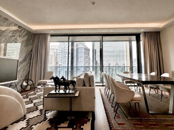 living room of The Estelle Phrom Phong