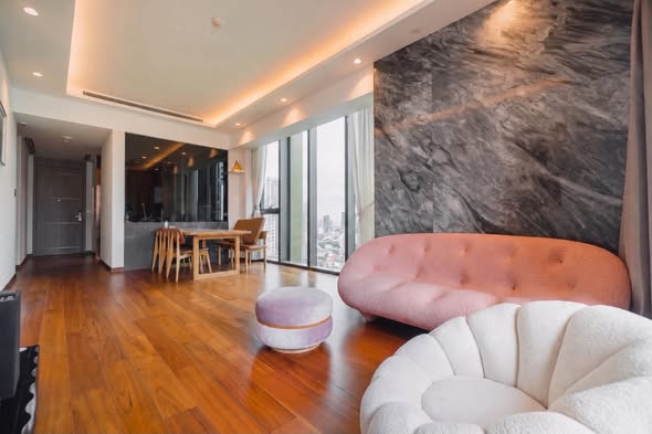 living room of The Estelle Phrom Phong