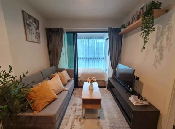 bedroom and living room of The Excel ลาดพร้าว – สุทธิสาร