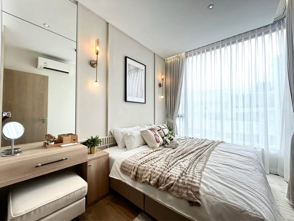 bedroom and bathroom of The Fine Bangkok