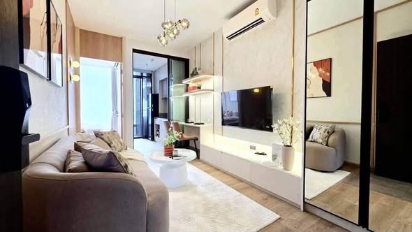 bedroom and living room of The Fine Bangkok