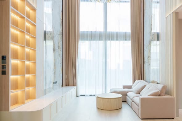 living room and room interior of The Gentry Phatthanakan 2 เดอะ เจนทริ พัฒนาการ 2