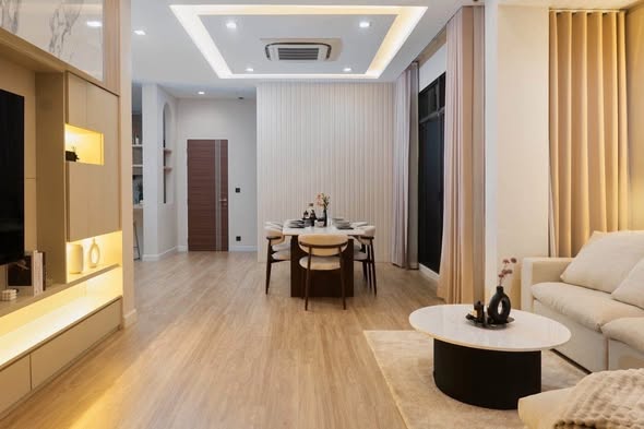 living room and bedroom of เดอะ เจนทริ สุขุมวิท (THE GENTRY SUKHUMVIT 101)