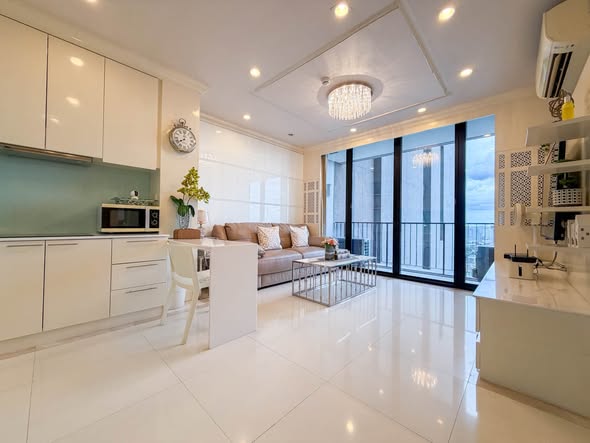 living room and kitchen of The Issara Ladprao