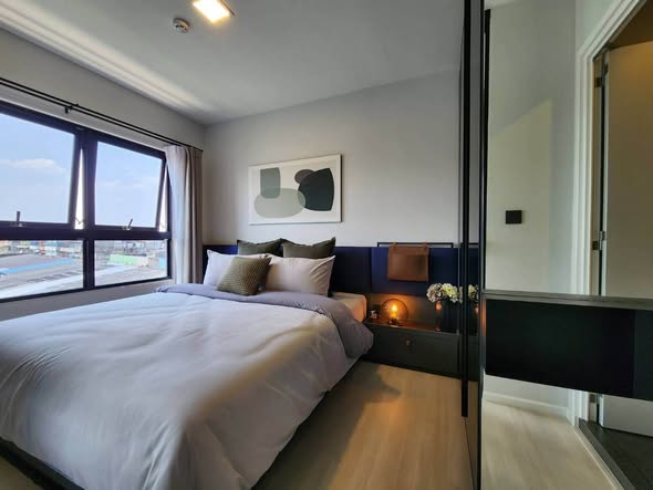 bedroom of The Key MRT Phetkasem 48