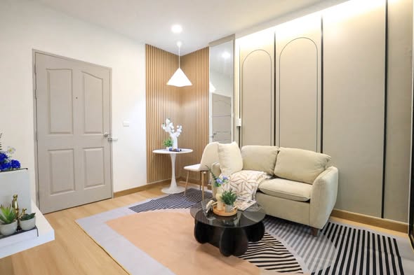 living room of The Kith Plus Sukhumvit 113