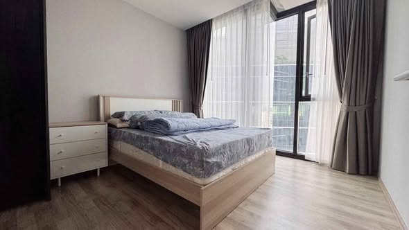 bedroom of THE LINE Jatujak-Mochit