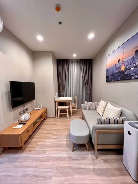 bedroom and living room of THE LINE Phahon-Pradipat
