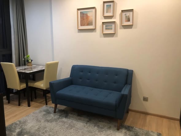 living room and room interior of THE LINE Phahon-Pradipat