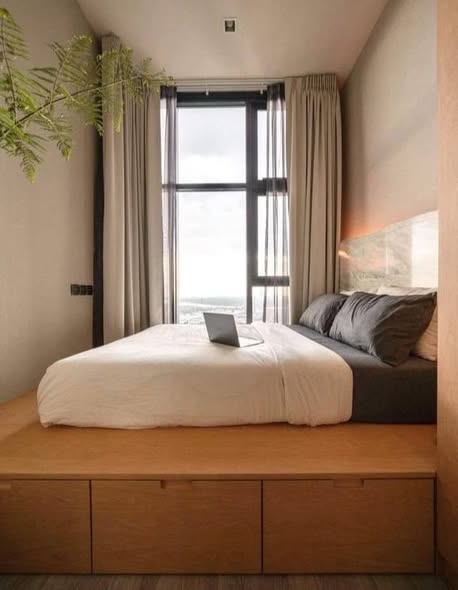 bedroom of THE LINE Sukhumvit 101