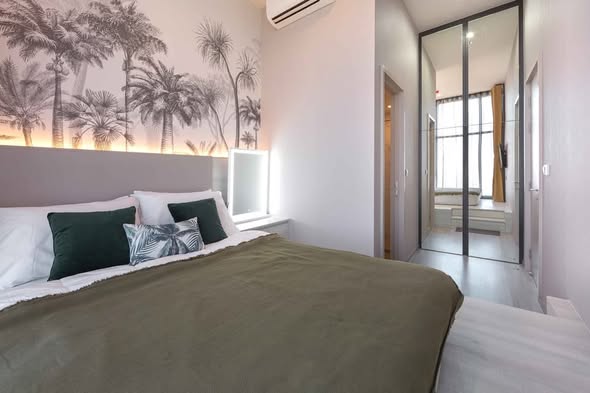 bedroom of THE LINE Sukhumvit 101