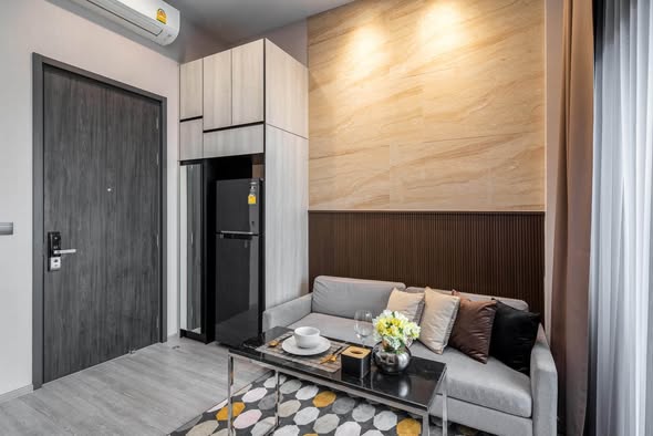 bedroom and living room and room interior of THE LINE Sukhumvit 101