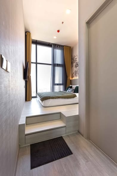 bedroom and room interior of THE LINE Sukhumvit 101