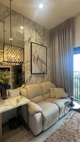 living room of THE LINE Sukhumvit 101