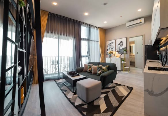 living room of THE LINE Sukhumvit 101