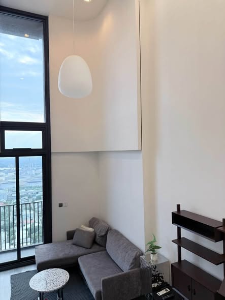 living room and bedroom and room interior of THE LINE Sukhumvit 101