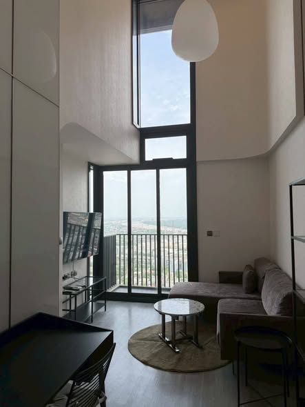 living room and room interior of THE LINE Sukhumvit 101