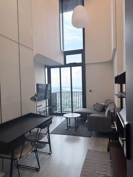 living room and room interior of THE LINE Sukhumvit 101