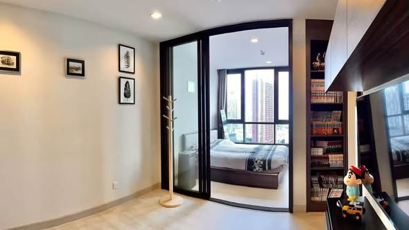 bedroom of THE LINE Sukhumvit 71