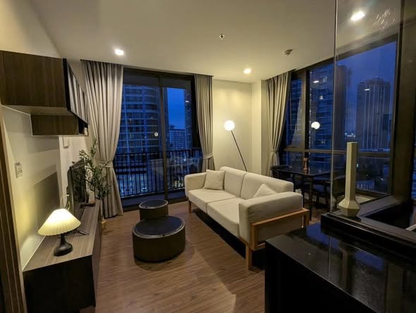 bedroom and living room of THE LINE Sukhumvit 71