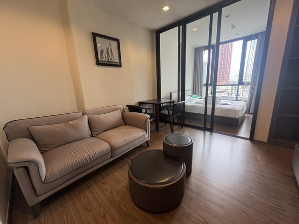 living room of THE LINE Sukhumvit 71