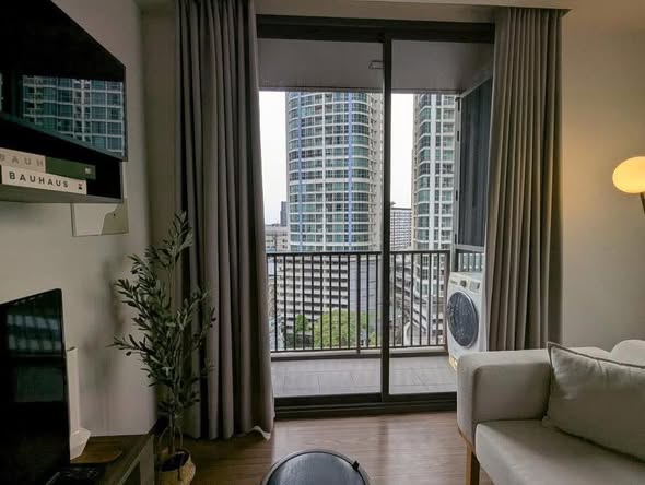 living room of THE LINE Sukhumvit 71