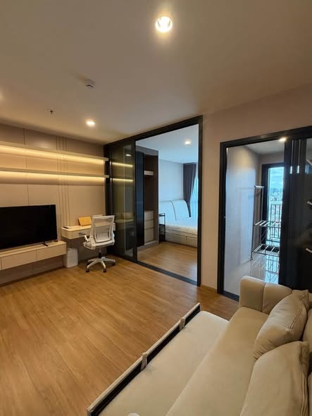 bedroom and living room and room interior of The Line Vibe เดอะ ไลน์ ไวบ์