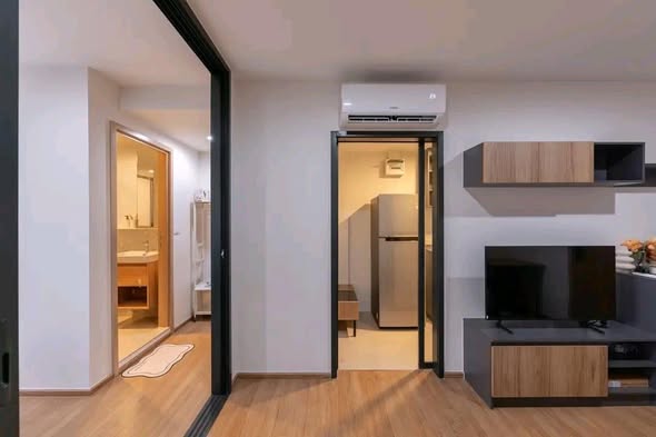 bedroom and living room and room interior of The Line Vibe เดอะ ไลน์ ไวบ์