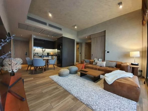 bedroom and living room of The Lofts Asoke