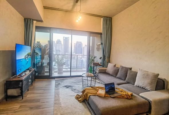 bedroom and living room of The Lofts Asoke