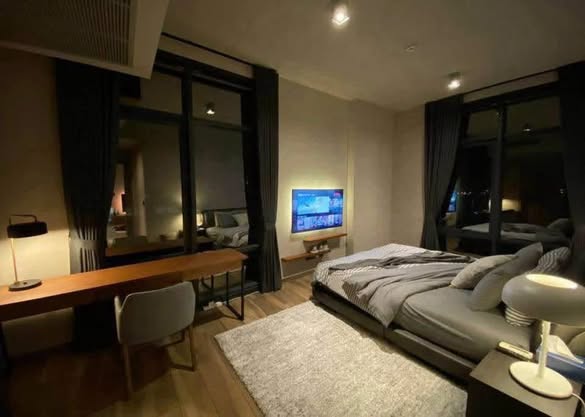 bedroom and living room of The Lofts Asoke