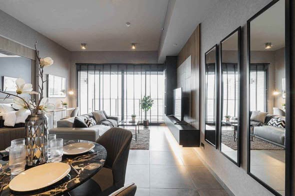 living room of The Lofts Asoke