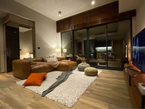 living room and bedroom and room interior of The Lofts Asoke