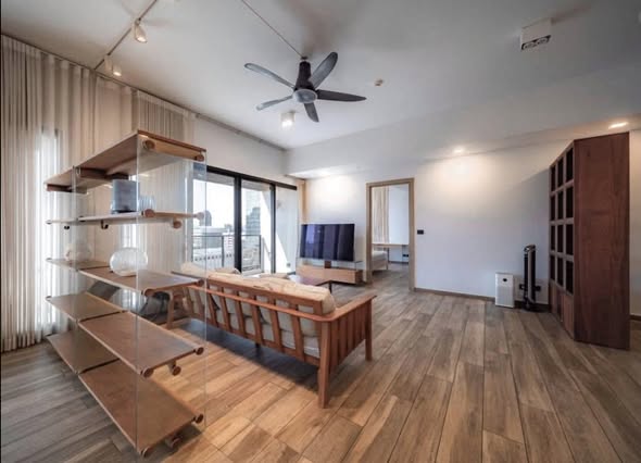 living room and bedroom and room interior of The Lofts Asoke