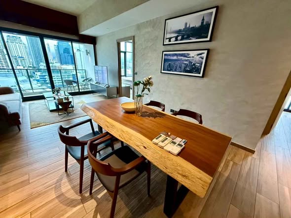 living room and room interior of The Lofts Asoke