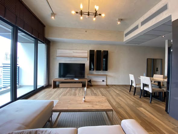 living room and room interior of The Lofts Asoke