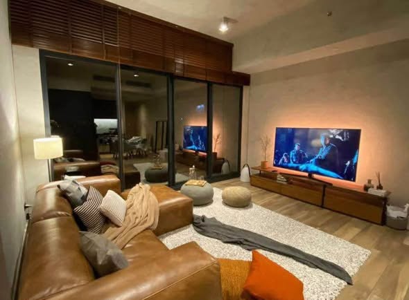living room and room interior of The Lofts Asoke