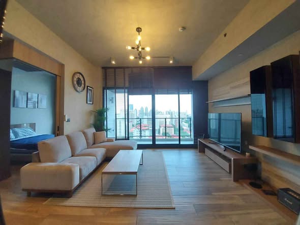 living room and room interior of The Lofts Asoke
