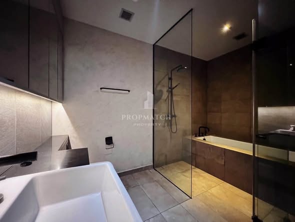 room interior and bathroom of The Lofts Asoke