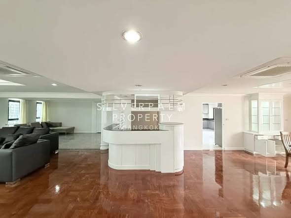 living room and kitchen of The Madison