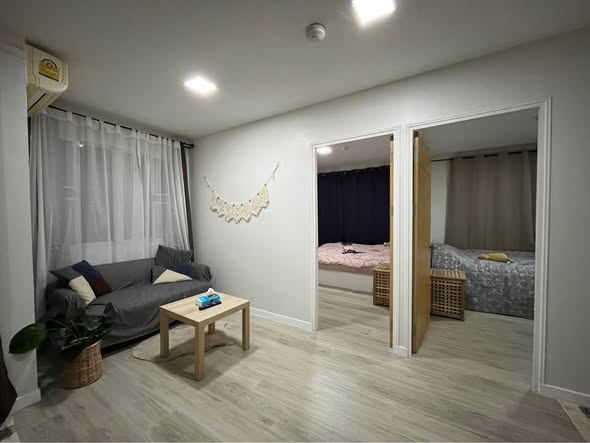 bedroom and room interior of The Maple @ Ratchada 19