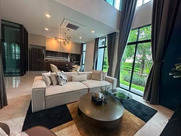 living room of The Master Ratchaphruek – Maha Chesadabodindranusorn Bridge เดอะ มาสเตอร์ ราชพฤกษ์-สะพานมหาเจษฎาบดินทร์ฯ