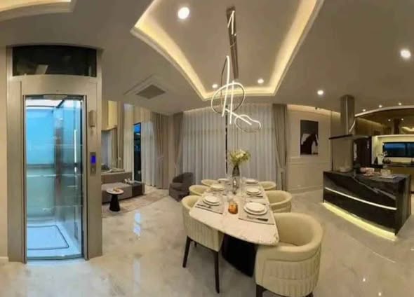 living room and bedroom of The Master Reflexion @BTS Onnut