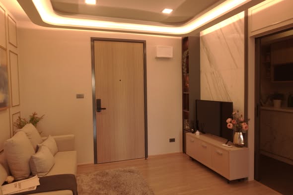 bedroom of The Moment Ratchada 19