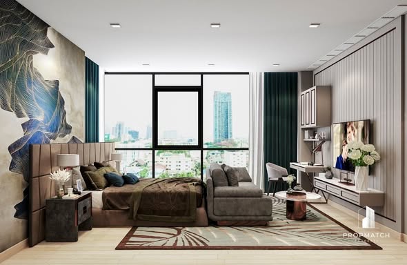living room of The Monument Thong Lo