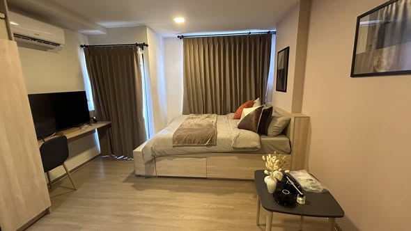 bedroom of THE MUVE Bangna