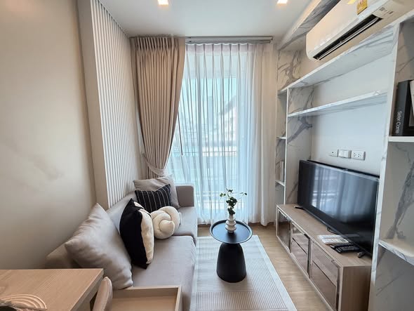 living room and bedroom of The Nest Sukhumvit 71