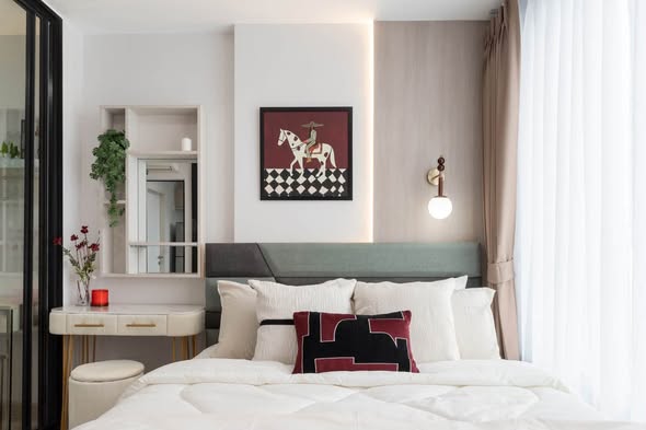 bedroom of The Niche Mono Sukhumvit 50