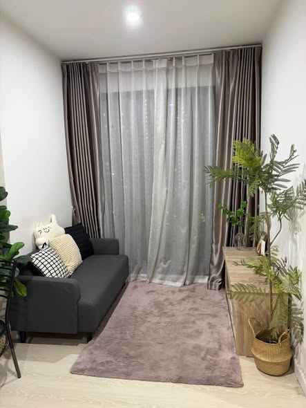 bedroom and living room of The Niche Pride Thong Lo-Phetchaburi