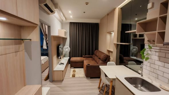 bedroom and room interior of The Niche Pride Thong Lo-Phetchaburi